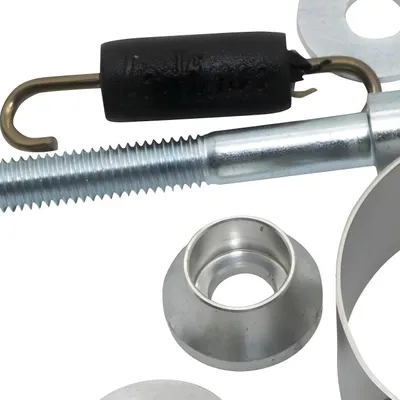 Image de Support de silencieux LeoVince, kit de fixation avec vis, référence S15208B, pour Honda CBR 500 R