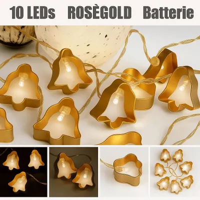 Produktbild von LED Lichterkette Herz Hochzeit Valentinstag Deko 10 Herzen Romantische Deko