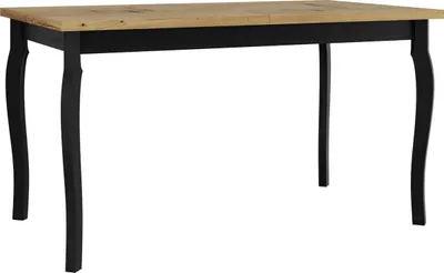 Obrázek produktu pro Rozkládací jídelní stůl 140x80 cm ELISEK 5 - dub artisan / černý