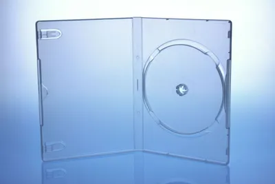 Produktbild von DVD Hülle / Farbe: transparent / 3er 3fach DVD Box / 14mm