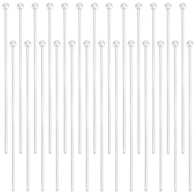 Productafbeelding van Kogelkopspelden 200 stuks van 925 Sterling Zilver Geplateerd Messing