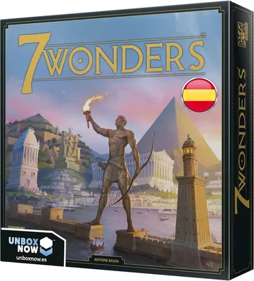 Obrázok produktu pre Asmodee 7 Wonders, Stolová hra, Stratégie, 10 rok / roky, Štandardné vydanie, 30 min