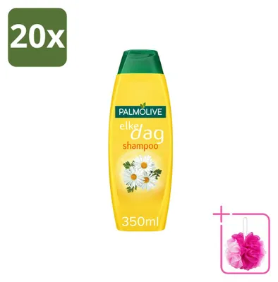 Productafbeelding van 20 x Palmolive Shampoo "Elke Dag" met kamille-extract, 350 ml - Voordeelverpakking - 20 stuks