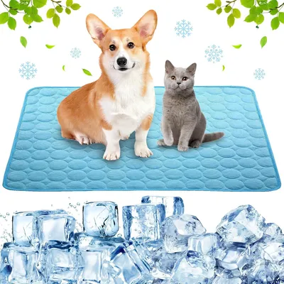 Produktbild von Kühlmatte für Hunde und Katzen, sicheres Kühlmaterial, 100% ungiftig, für Innen und Außen