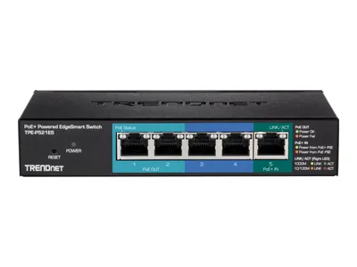 Obrázek produktu pro TRENDnet TPE P521ES - Switch - Smart - 1 x 10/100/1000 (vstup PoE+)