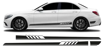 Obrázok produktu pre Samolepky bočných pruhov pre Mercedes C-Trieda W205