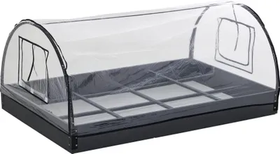 Produktbild von c Treibhaus Tomatenhaus Frühbeet kunststoff Stahl Transparent 120 x 79 x 53 cm