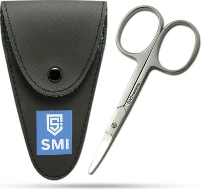Produktbild von SMI 9,2 cm - Nagelschere - baby runde - gebogen für Sicherheit - Nagelscheren für Fingernägel und Fußnägel, Edelstahl mit etui