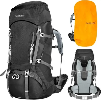 Produktbild von 60-Liter-Trekkingrucksack - schwarz P08
