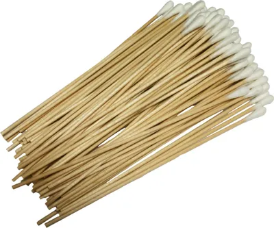 Produktbild von Set mit 500 Wattestäbchen, extra lang (15 cm)