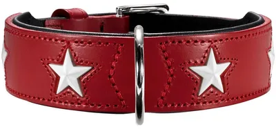 Obrázek produktu pro Obojek Hunter Magic Star velikost 37  červená/černá, 30-34,5 cm