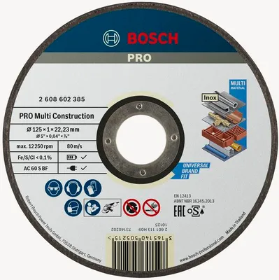 Produktbild von PRO Multi Material Trennscheibe, 125 x 1 x 22,23 mm