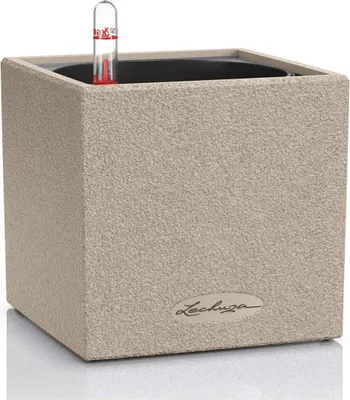 Zdjęcie produktu dla Doniczka 14X14Cm Z Systemem Nawadniającym Lechuza Canto Stone
