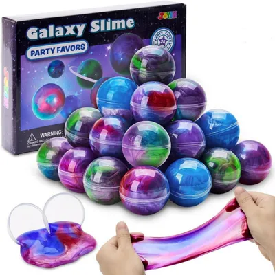 Produktbild von Galaxy Slime Kit 24er Pack Partygeschenke für Kindergeburtstag
