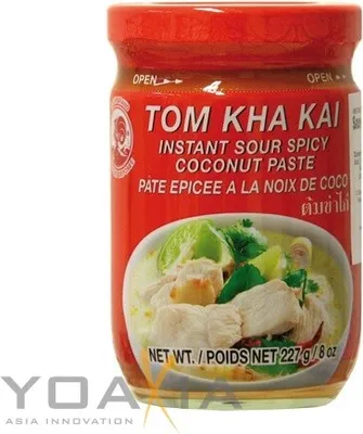 Immagine prodotto di COCK Pasta di cocco acida e piccante 227g | TOM KHA KAI