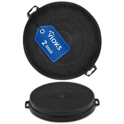 Produktbild von Kohlefilter 2x passend wie Bosch 00353121 Type210 Ersatzfilter 210mmØ für Dunstabzugshaube