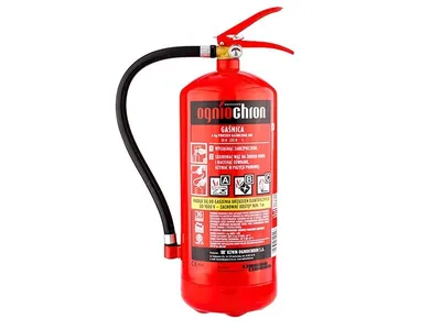 Produktbild von ABC 6kg Pulverfeuerlöscher mit Manometer