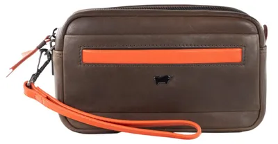 Obrázek produktu pro Dámská kabelka TOBI, model Clutch, hnědá, z kůže