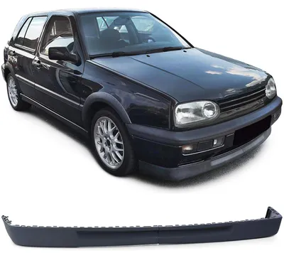 Immagine prodotto di Paraurti anteriore sportivo nero per VW Golf 3, modello dal 1991 al 1997