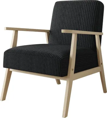 Produktbild von MIRJAN24 Sessel Runoya Cord, Wohnzimmersessel vom Hersteller, Vintage Relaxsessel, Polstersessel (Farbe: Poso 135)