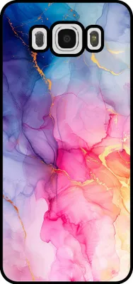 Immagine prodotto di Smartphonica Custodia per telefono adatta a Samsung Galaxy J5 2016 con stampa in marmo - Custodia posteriore in TPU con design in marmo - Arcobaleno