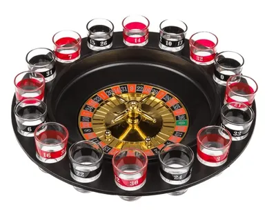 Produktbild von OOTB Trinkspiel Roulette mit 16 Gläsern & 2 Kugeln
