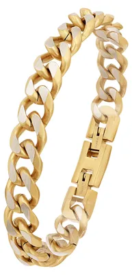 Produktbild von Herren Panzerarmband von s.Oliver aus Edelstahl, bicolor
