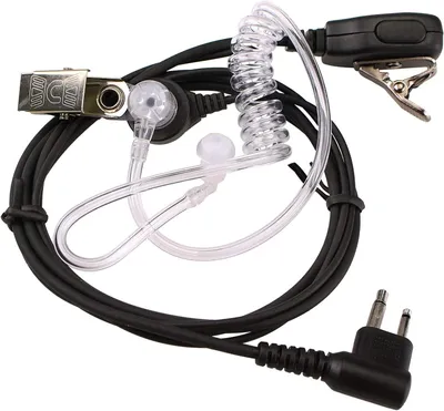 Obrázek produktu pro Retevis M001 Rádiová sluchátka, trubicová sluchátka, sluchátka, 2-pin, kompatibilní s vysílačkami (1 kus).