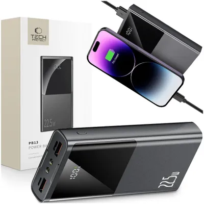 Produktbild von Tech-Protect Pb13-22,5W Power Bank 20000Mah Grau