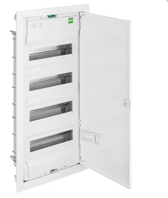 Produktbild von Unterputz / Sicherungskasten / Kleinverteiler / Verteilerkasten / VDE  / 4-reihig für 48 Module