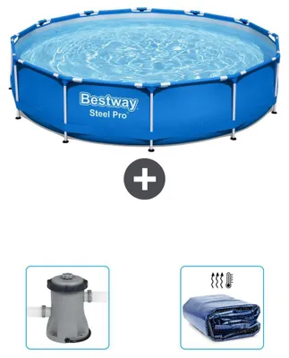 Produktbild von Bestway Steel Pro Rund - 366x76 cm - 3-teilig S22308