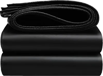 Obrázok produktu pre Vonkajšia plachta, vodeodolná, vyrobená z polyetylénu, rozmer 2 x 2 metre, s okami, vhodná do záhrady a na kempovanie