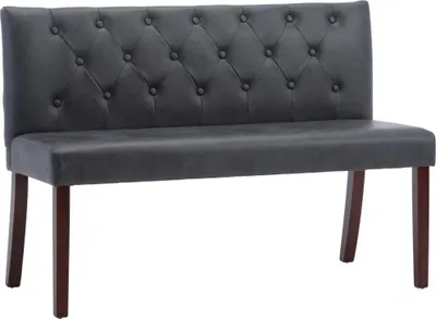 Obrázok produktu pre lavica vidaXL 120 cm sivý Velúr