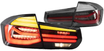 Productafbeelding van Achterlicht, LED-sequentiële richtingaanwijzer, waterdicht IP67, wit/zwart
