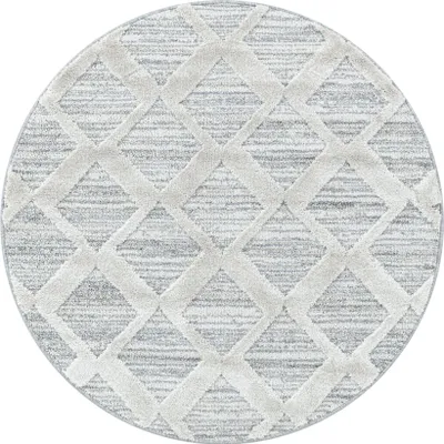 Produktbild von Carpetsale24 Teppich Wohnzimmer Hoch-Tief Effekt 3D Optik Skandinavische Boho Design Elegante Hochflor Teppich Flauschig, Grösse: 200x290 cm