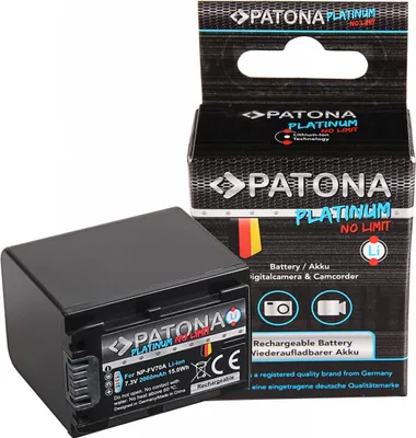 Immagine prodotto di Batteria PATONA Platinum compatibile con Sony NP-FV70, FDR-AX40, FDR-AX45, FDR-CX680, NEX-VG30