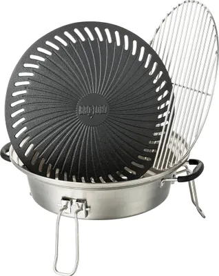 Produktbild von Grilovacia súprava BBQ-Toro pre raketovú rúru, súprava s liatinovou grilovacou doskou, grilovacím roštom, odkvapkávacou miskou, zdvihákom
