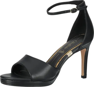 Produktbild von Buffalo Ronja - Sandal Heel - Imi Nappa - Schwarz Leder Größe: 36 Normal