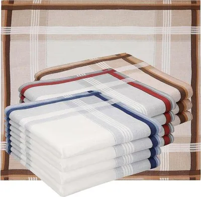 Produktbild von Famanu Stofftaschentücher 100% Baumwolle 40x40 cm Leo 5