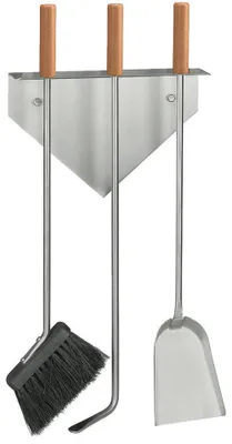 Produktbild von 3tlg Wand Kaminbesteck Ofenbesteck Kamingarnitur