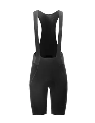 Produktbild von ROCKBROS Herren Trägerhose Kurz gepolstert 3D Sitzpolster atmungsaktiv schnelltrocknend Fahrradhose mit Tasche für Rennrad MTB Schwarz EU Größe XL