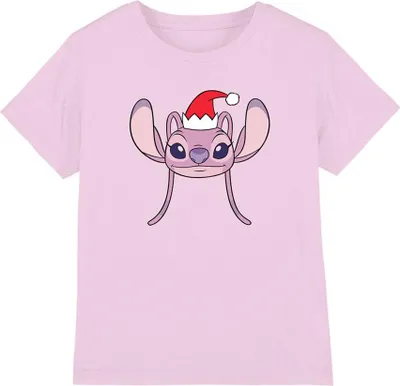 Obrázek produktu pro Lilo & Stitch - Dětské tričko, vánoční design TV26408 (128) (růžová)