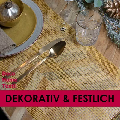 Produktbild von DecoHomeTextil Sizonet® Lyocell™ Lyocell Tischläufer Tischband Salbeigrün 30 cm x 500 cm