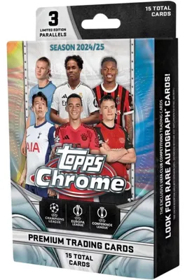 Produktbild von Topps Chrome UEFA 24/25 Hanger Box