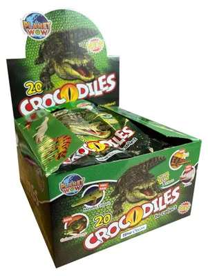 Immagine prodotto di Crocodiles - Planet WOW - Figurine da collezione - 1 espositore (20 bustine)