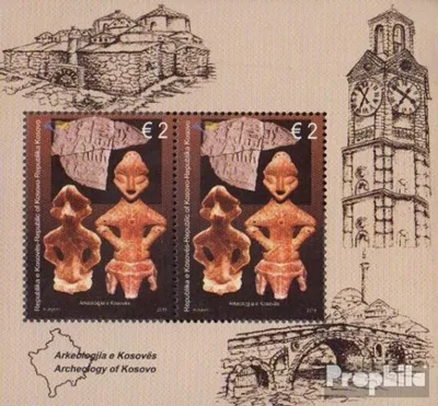 Produktbild von Briefmarken Kosovo 2015 Mi Block34 (kompl.Ausg.) postfrisch Archäologie