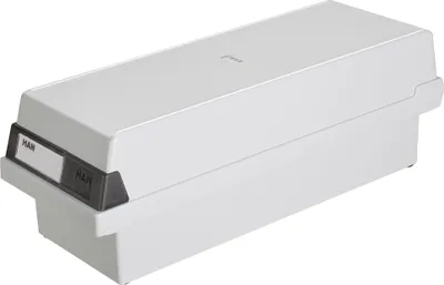 Immagine prodotto di HAN 957-11 Scatola per schede A7 orizzontale per 1300 schede grigio chiaro