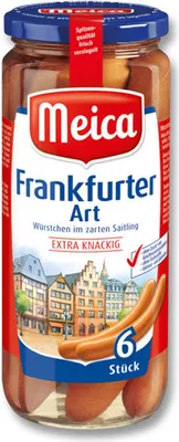 Obrázok produktu pre Meica frankfurtské párky 6 kusov v jemnej šnúrke 540g
