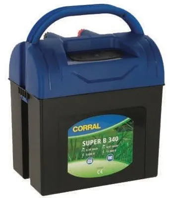 Obrázek produktu pro Elektrický ohradník pro elektrické ohrady do délky 8 km, model Super B340 CORRAL