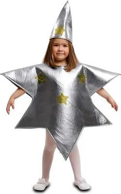 Image de Costume de maman fille étoile argent 7-9 ans argent 7-9 ans